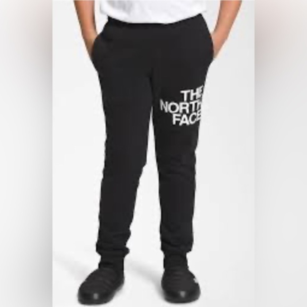 Lol north face black sweatpants, joggers size large